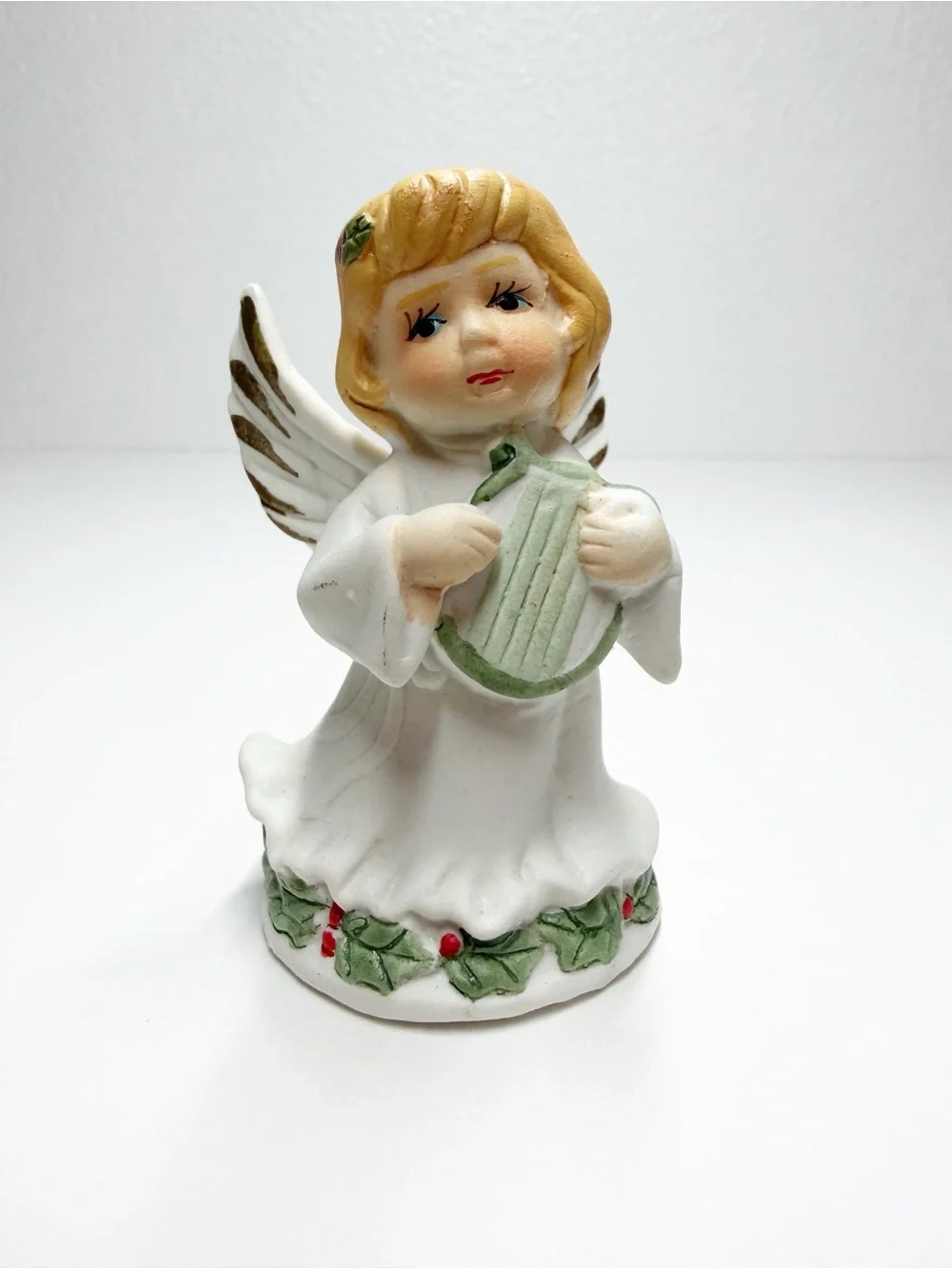 Vintage Handcrafted Porcelain Quartet Angels